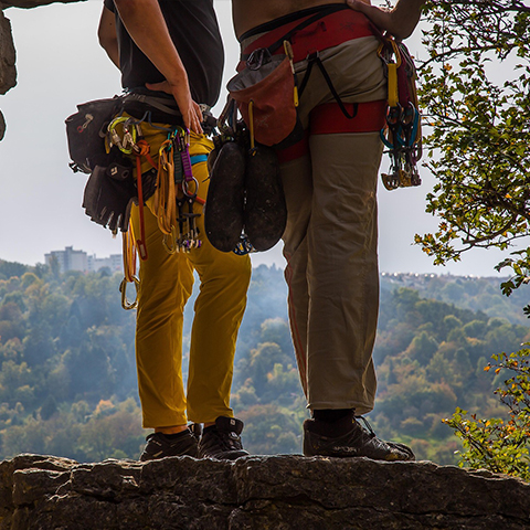Measures to ensure safety in outdoor rock climbing